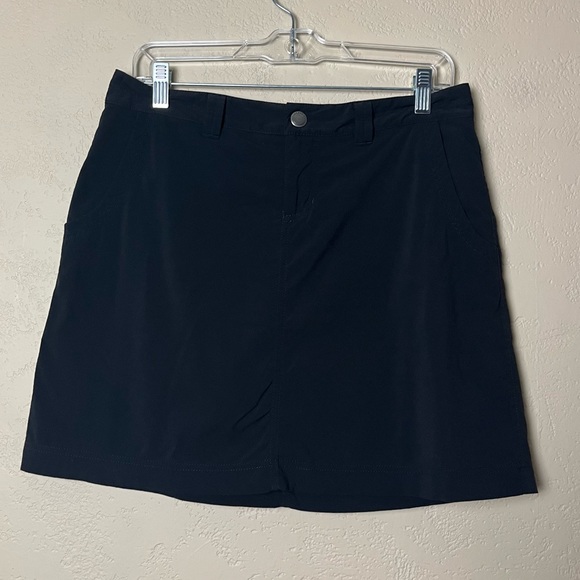 Eddie Bauer Womens Active Skort Size 4 Blck Stretch Lined A Line Outdoor Utility - Picture 1 of 16